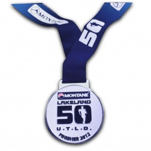 Lakeland 50 Finishers medal